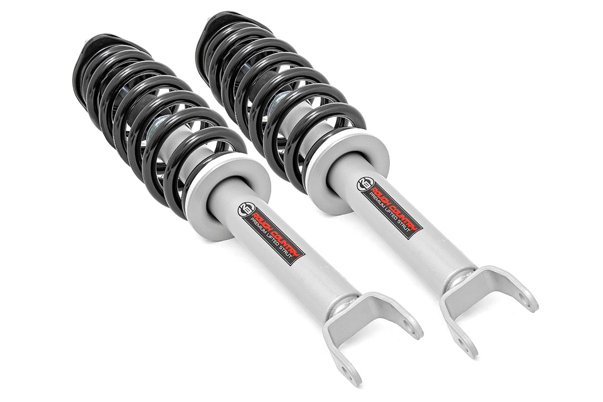 Ram 1500 Suspension Lift Kit - Front - Rough Country - N3 Performance Lifted Struts - 2011